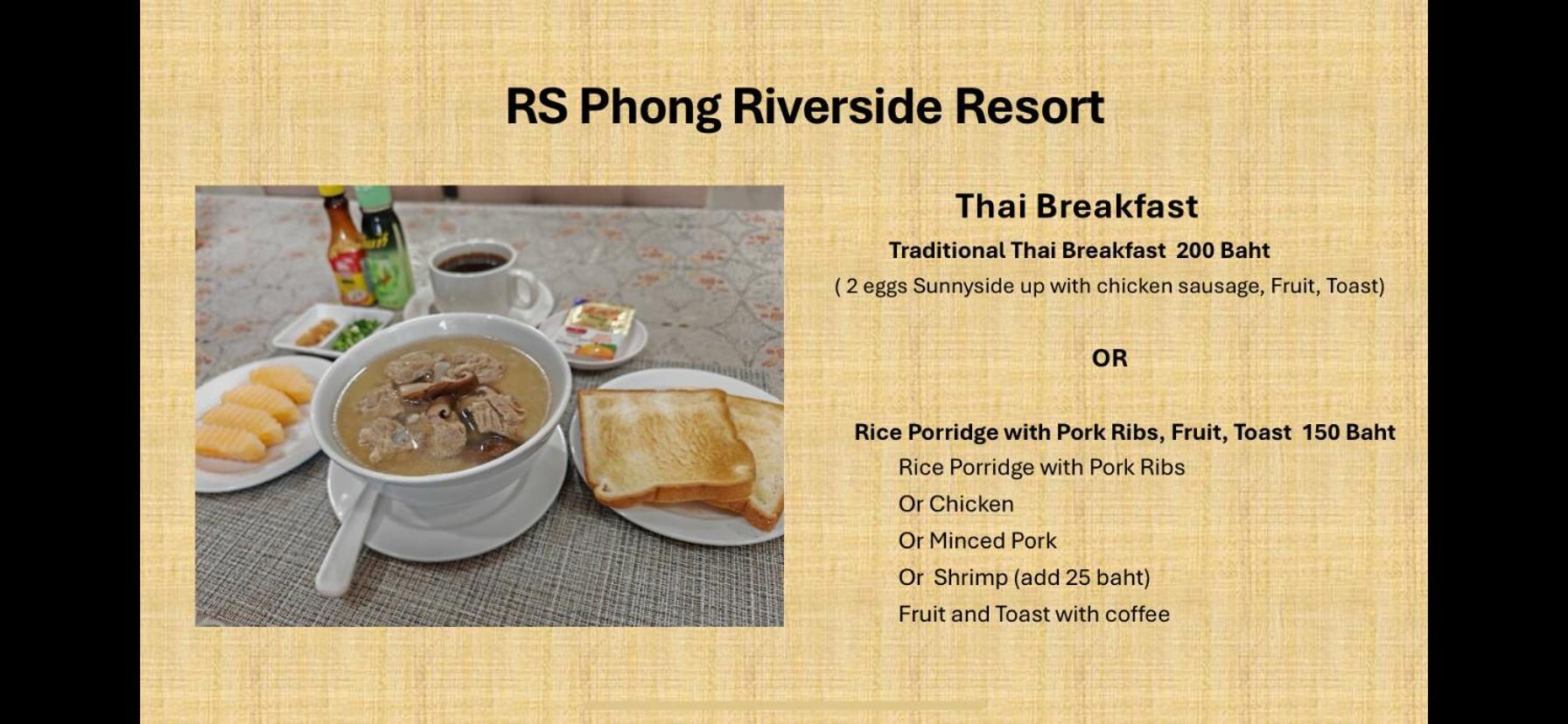 Rs Phong Riverside Resort Khon Kaen Bagian luar foto