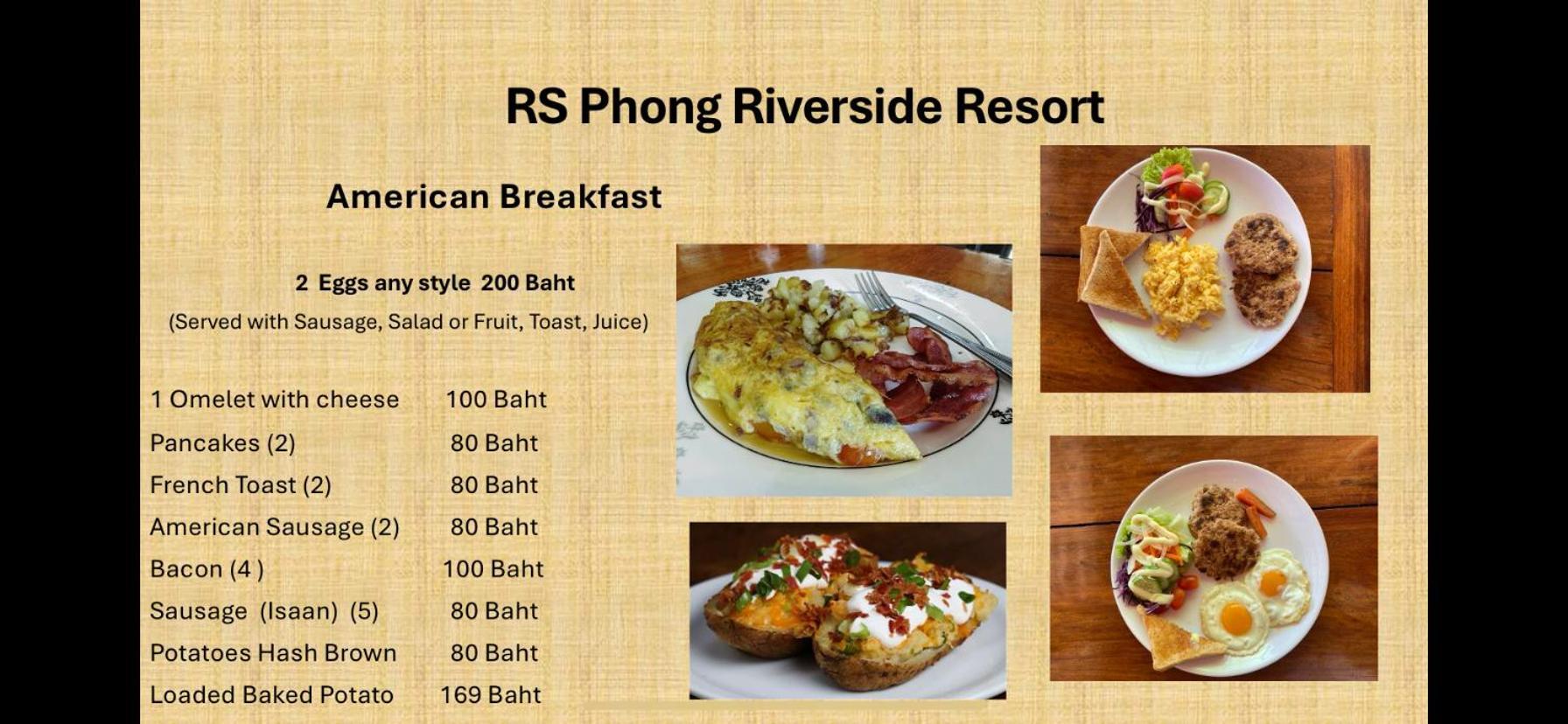 Rs Phong Riverside Resort Khon Kaen Bagian luar foto